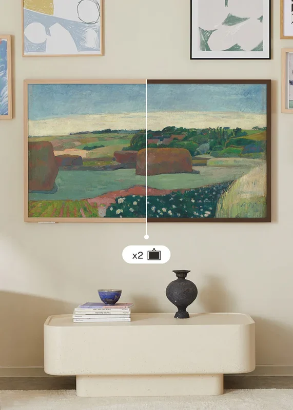TV ART MATTE – Televisor Smart TV QLED 4K con pantalla antirreflejos y galería de arte
