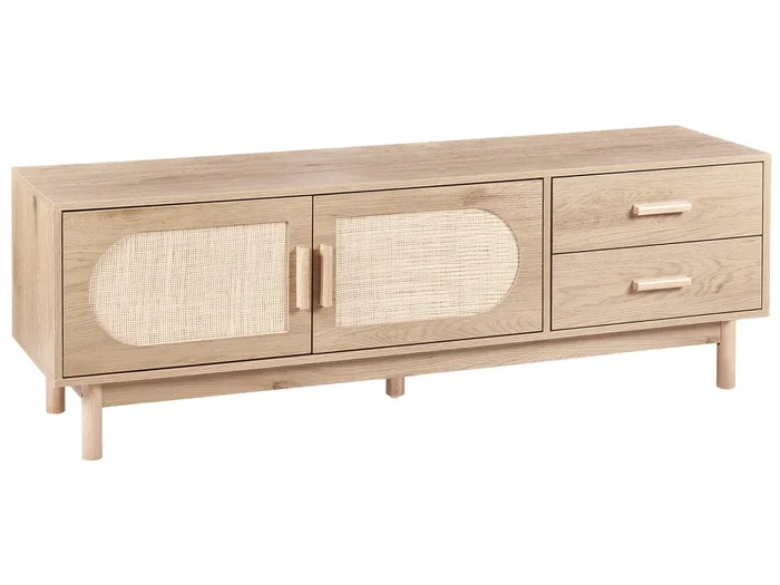 TV Stand COSTELLO Light Brown