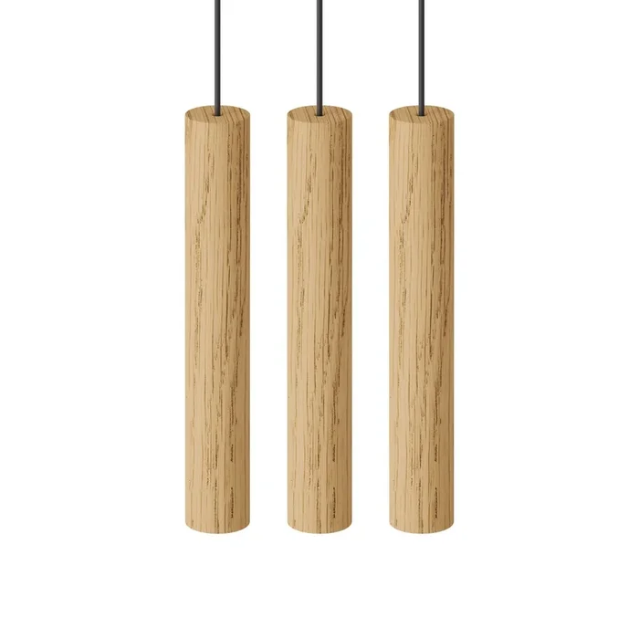 UMAGE Chimes Cluster 3 colgante roble claro