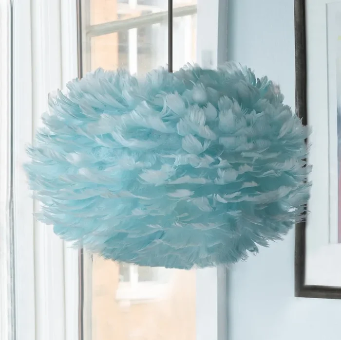 UMAGE Eos mini lámpara colgante azul claro Ø 35 cm