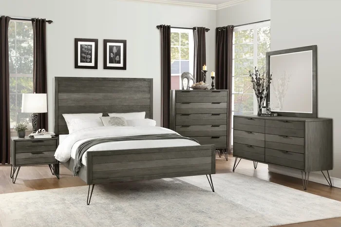 Urbanite Gray Panel Bedroom Set