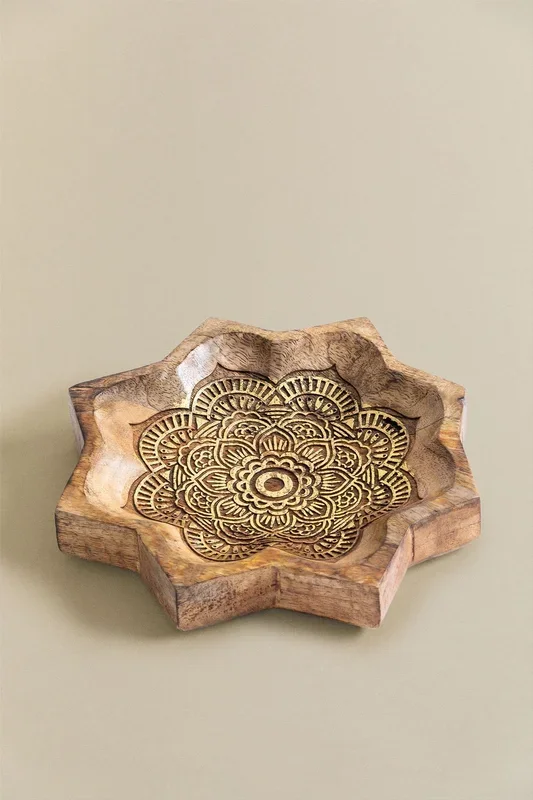 Vaciabolsillos en madera de mango Gonda Madera Mango – SKLUM
