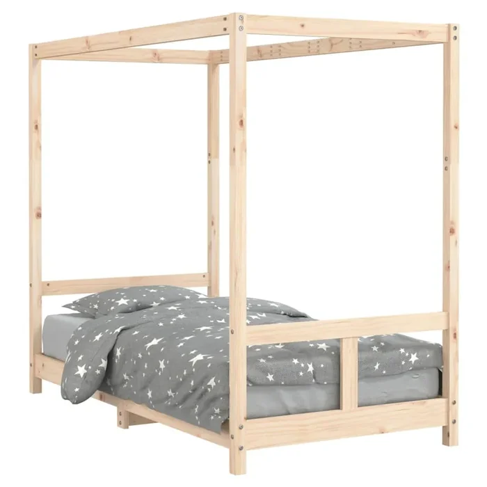 vidaXL Estructura de cama para niños madera maciza de pino 80×160 cm
