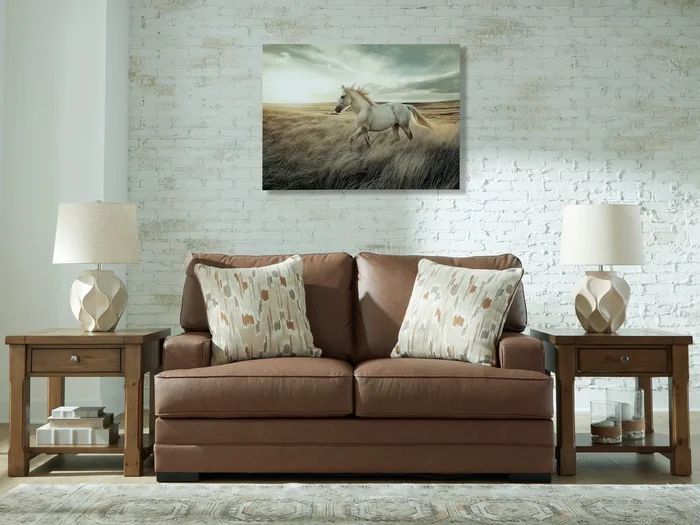 VillaCourt Caramel Loveseat