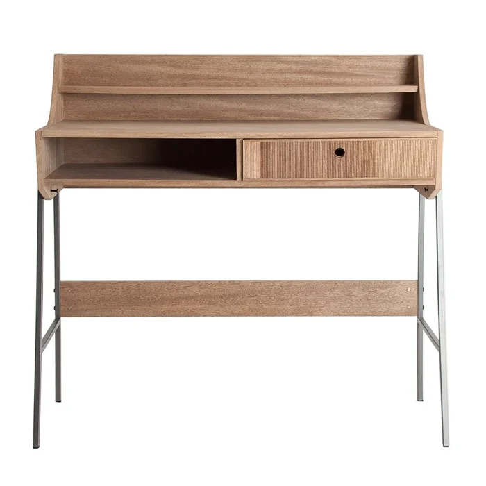 Vonitsa Escritorio, de Madera de Abeto, en color Natural, de 103x48x97cm – Lastdeco