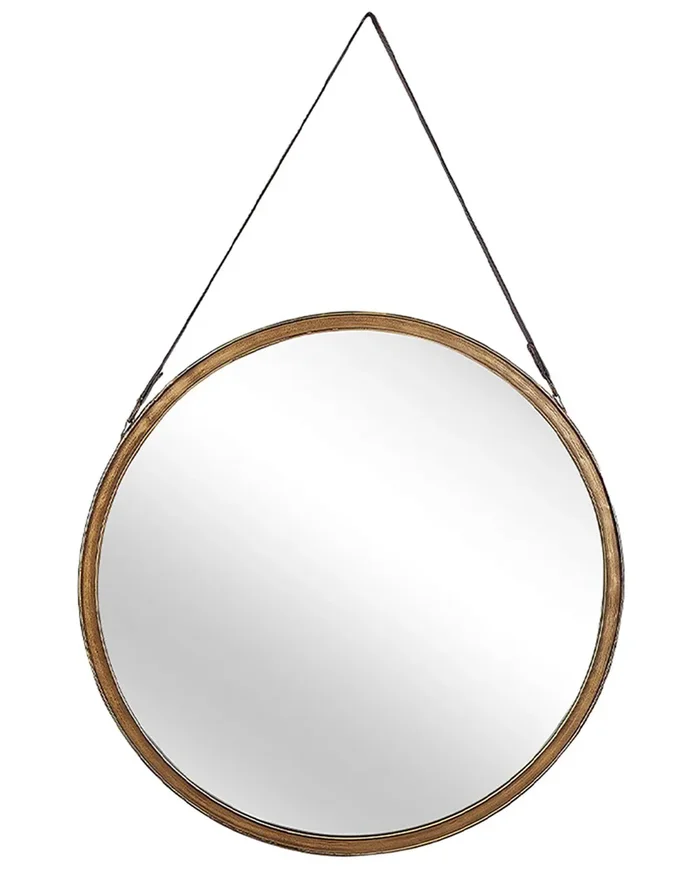 Wall Mirror AUTUN 60 cm 60 cm Metal Gold