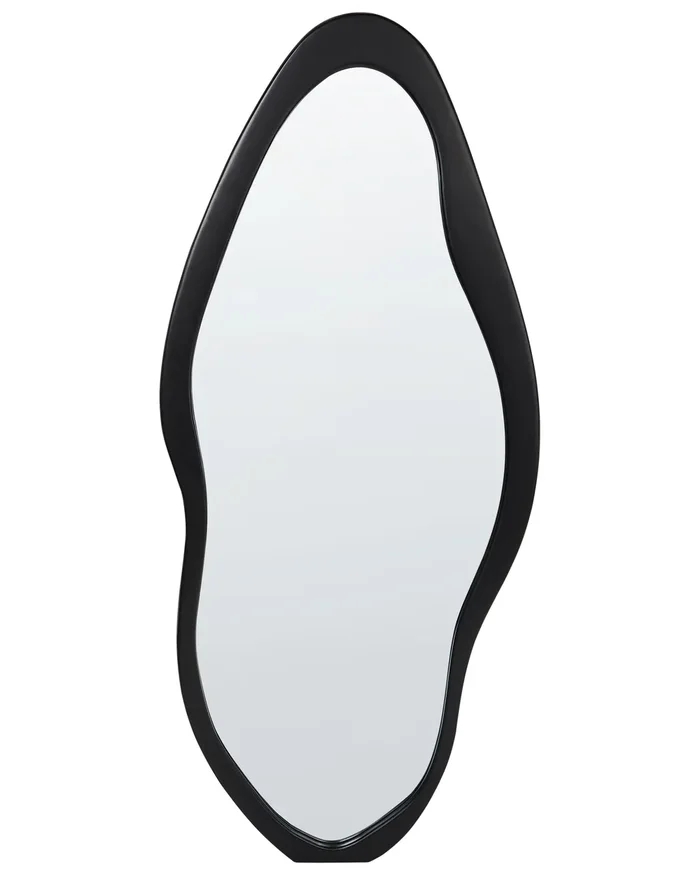 Wall Mirror BLET 80 cm 180 cm Paulownia Wood Black