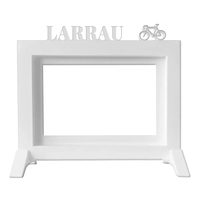 Well Home – Marco de Fotos de Mesa o Pared / Modelo ‘‘LARRAU‘‘ / Tamaño del marco 20,5×13,5×1,5 para Fotos de 10×15 / Color Blanco