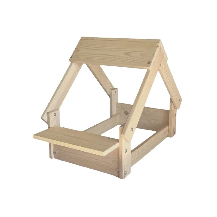 Well Home Caseta para Perros de Interior estructura de madera en natural