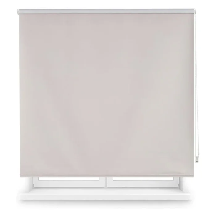 Well Home Estor enrollable Opaco liso – Gris 120 x 175cm (ancho x largo)/Tamaño de la tela 117 x 170cm