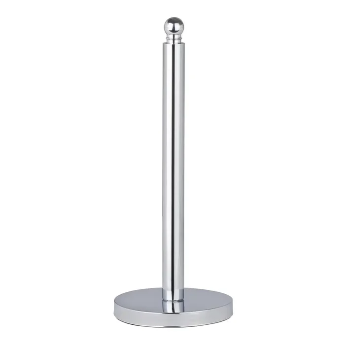 WENKO 16878100 – Soporte para papel higiénico VITERBO 14×35 cm plateado