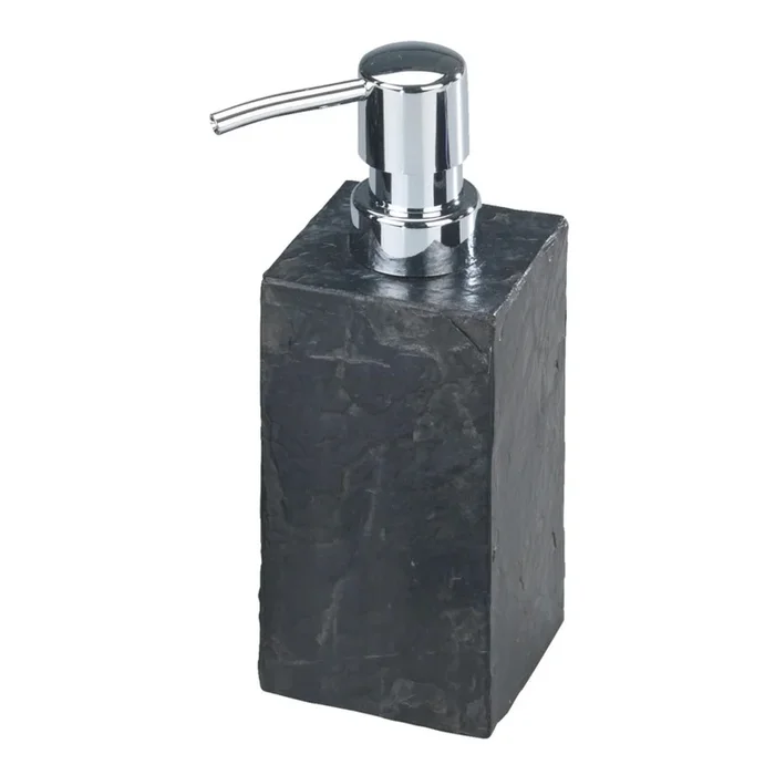 WENKO 17921100 – Dispensador de jabón SLATE ROCK 250 ml antracita