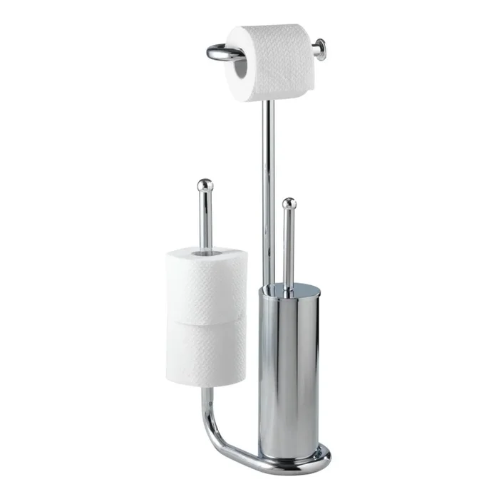 WENKO 18730100 – Escobilla para WC UNIVERSALO 20×62,5 cm cromo brillante