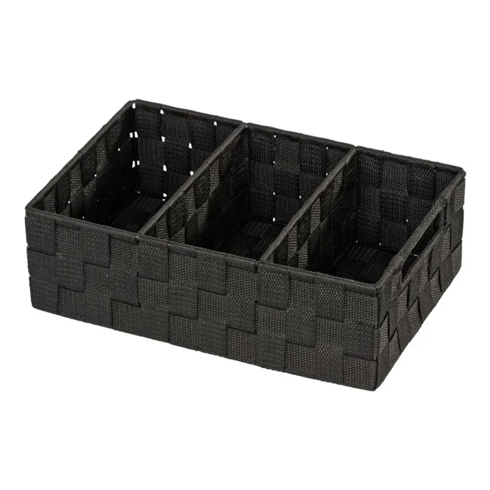 WENKO 20978100 – Organizador ADRIA 32×21 cm negro