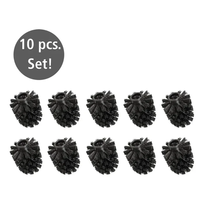 WENKO 24090800 – Cabezal para WC 8 x 9,3 cm, negro
