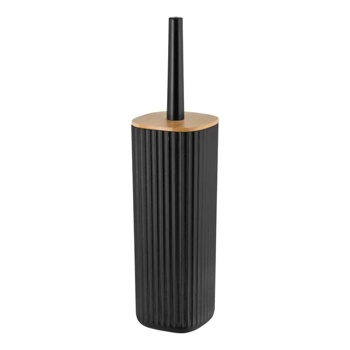 WENKO 25304100 – Set para WC ROTELLO 10×36 cm negro/marrón