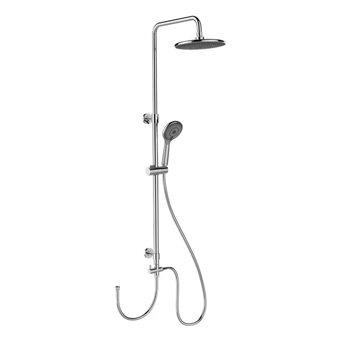 WENKO 25310100 – Set de ducha WATERSAVING SYSTEM, acero inoxidable/cromo brillante