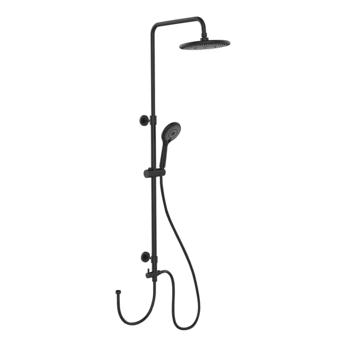 WENKO 25311100 – Set de ducha WATERSAVING SYSTEM 120 cm negro