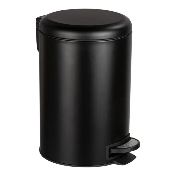 WENKO 54913100 – Papelera LEMAN 25×38 cm negra