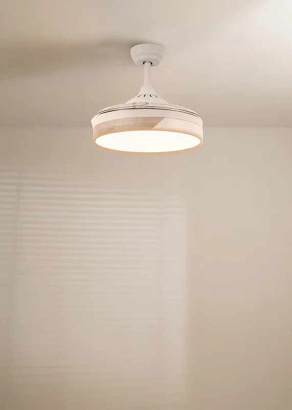 WIND CLEAR – Ventilador de techo 40W silencioso aspas retráctiles con luz LED varios tamaños