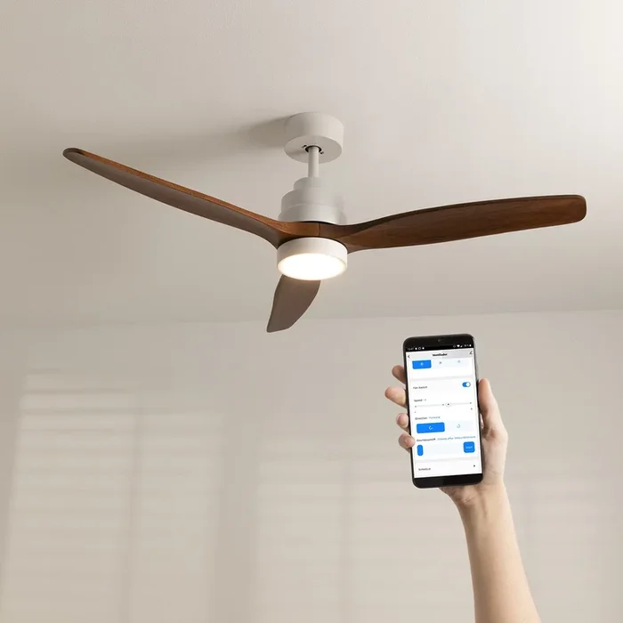 WIND STYLANCE – Ventilador de techo 40W silencioso 100% madera varios tamaños
