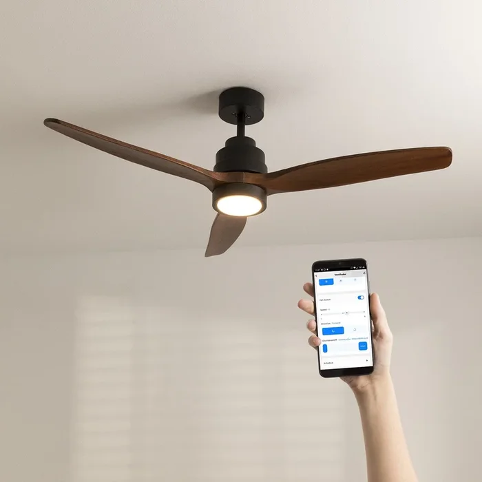 WIND STYLANCE – Ventilador de techo 40W silencioso 100% madera varios tamaños