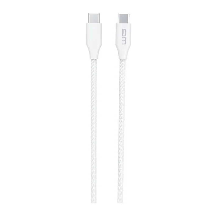 Winner Group – Cable USB USB-C / USB-C 120W 1,5m blanco