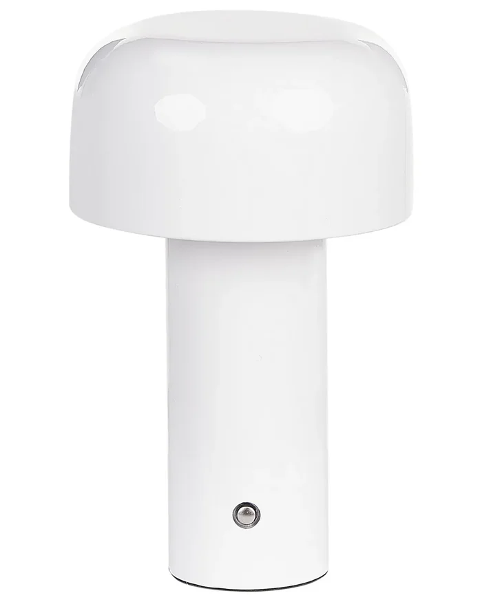 Wireless LED Table Lamp BESOS with Dimmer Metal White