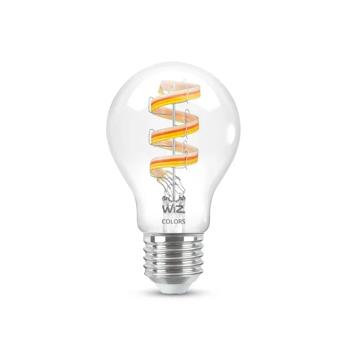 WiZ A60 bombilla LED filamento WiFi E27 6,3W RGBW