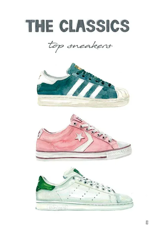 WOMAN’S SNEAKERS I 45×30 – Drimdeco