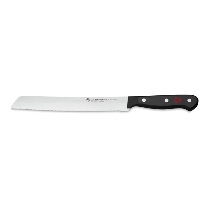Wüsthof – Cuchillo de cocina para pan GOURMET 20 cm negro