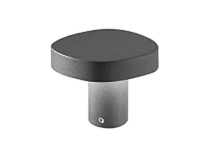 Zafferano Ciottolo – Baliza LED exterior IP54 7W 3000K diseño moderno en aluminio para jardines y caminos – 10 cm Corten