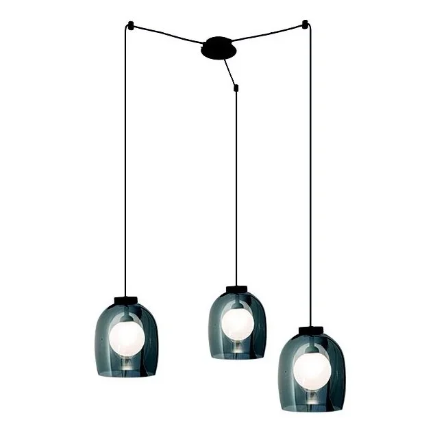 Zambelis 22145 – Lámpara colgante 3xG9/5W/230V araña negro