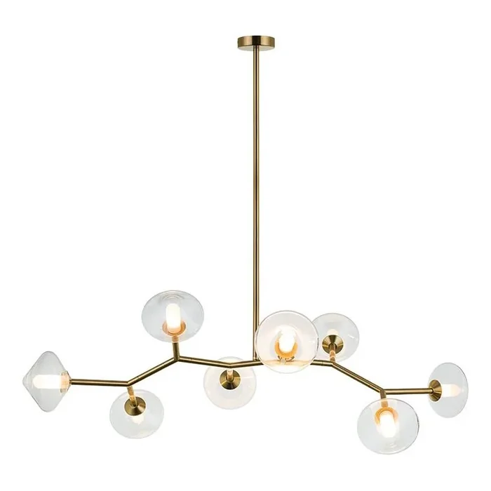Zambelis 23023 – Lámpara colgante 8xG9/5W/230V dorado