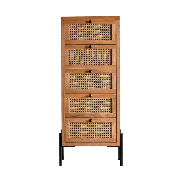 Zetel Sinfonier, de Hierro, en color Natural, de 45x40x115cm – Lastdeco