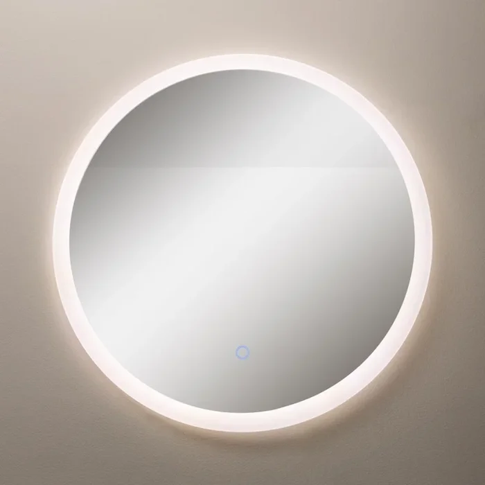 Zuma Line – Espejo de baño de pared LED con retroiluminación LED/24W/230V 3000/4000/6000K d. 60 cm IP44 blanco