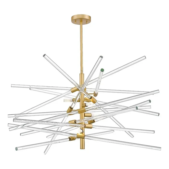 Zuma Line – Lámpara colgante con varilla 6xG9/42W/230V dorada