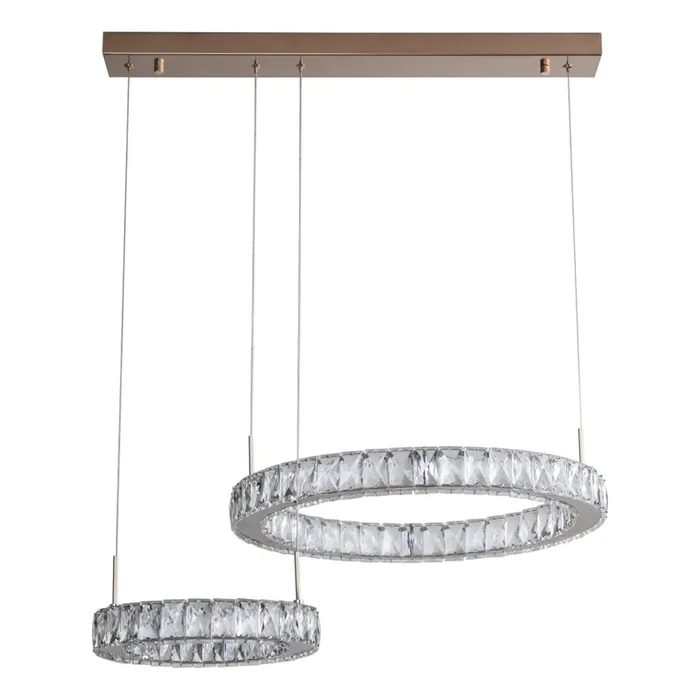 Zuma Line – Lámpara colgante LED con cable LED/36W/230V oro rosa