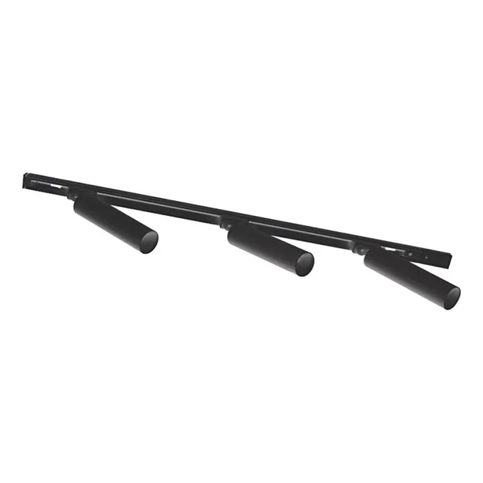 Zuma Line – Luminaria orientable para riel 3xGU10/35W/230V negra