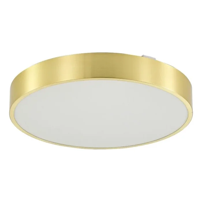 Zuma Line – Plafón de baño LED regulable LED/36W/230V 3000-6000K d. 40 cm IP44 dorado + mando a distancia